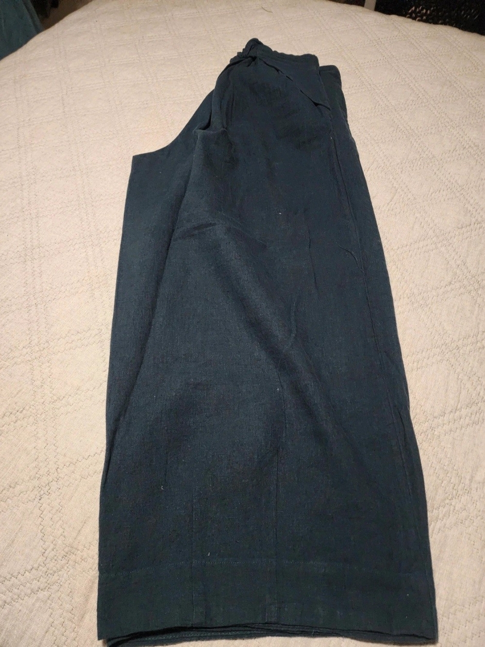 Free People Wide Leg Pants in Dark Navy